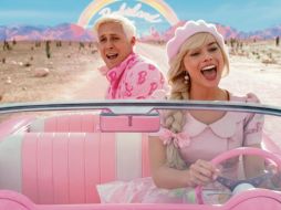 Ryan Gosling, quien da vida a “Ken”, y Margot Robbie, en el rol de “Barbie”. CORTESÍA
