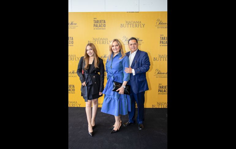 Camila Torres, Rossy Garbbez y Edgar Torres. GENTE BIEN JALISCO/ Chritian Pérez