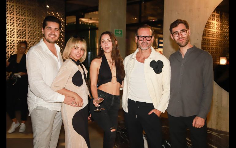 Alaim Baruch, Paulina Luna, Maria Casar, Óscar Naveja y Juan Carlos Quintero . GENTE BIEN JALISCO/ Tony Martínez