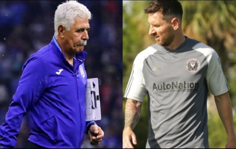 Ricardo Ferretti y Cruz Azul tendrán una dura prueba enfrentando a Messi y al Inter de Miami. IMAGO/EFE