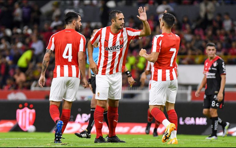 Real Sporting se llevó el triunfo en la cancha del Estadio Jalisco. IMAGO7/Sandra Bautista