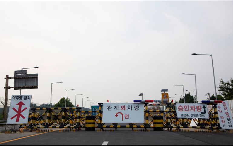 El soldado Travis T. King, de 23 años, cruzó el martes la Línea de Demarcación Militar mientras realizaba una visita turística en la frontera con Corea de Sur, que técnicamente sigue en guerra. EFE / J. Heon-Kyun