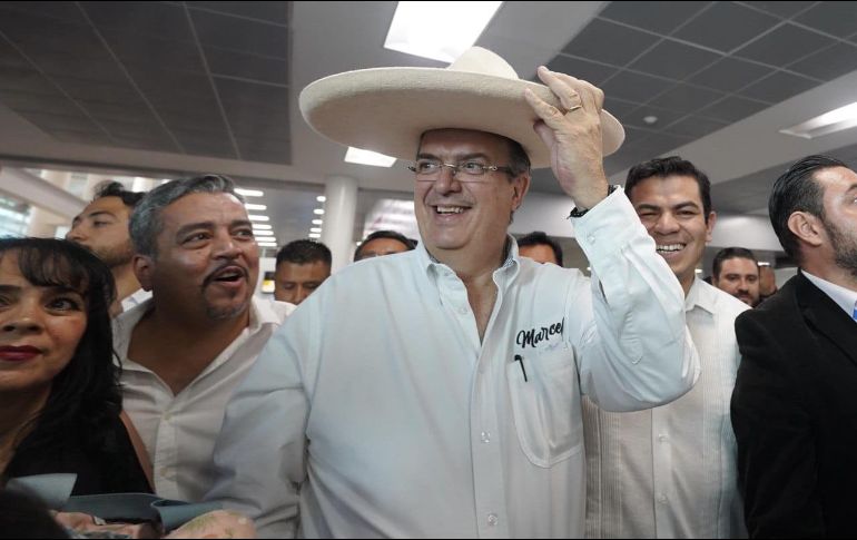 Durante su visita al Estado Ebrard Casaubón destacó la relevancia que tiene Jalisco no solo en el panorama electoral, sino también económico. CORTESÍA