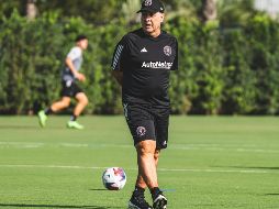 Gerardo Martino no quiso hablar mucho sobre su paso por el Tricolor. ESPECIAL/@InterMiamiCF