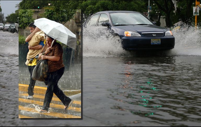 Las lluvias de fuertes a intensas podrían incrementar los niveles de ríos y arroyos, y generar deslaves e inundaciones en zonas bajas. EL INFORMADOR / ARCHIVO