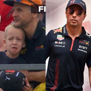 ¡Qué detalle! Red Bull consuela a niño que lloró por Checo Pérez tras choque en Hungría