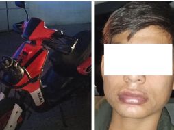 De acuerdo con las investigaciones la motocicleta tenía reporte de robo, el 16 de julio de 2023. ESPECIAL/Policía de Tlajomulco