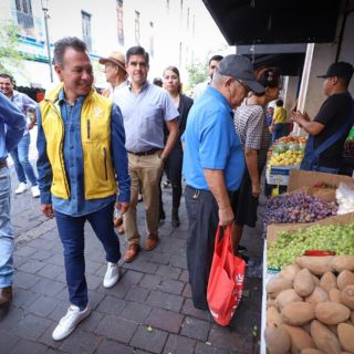 Encabeza Pablo Lemus recorrido por el Centro Histórico de Guadalajara