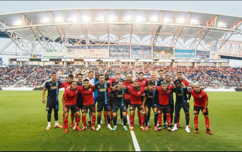 Tijuana terminó con dos jugadores expulsados. TWITTER/@Xolos