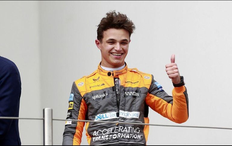 Lando Norris terminó en segundo en el GP de Hungría. ESPECIAL