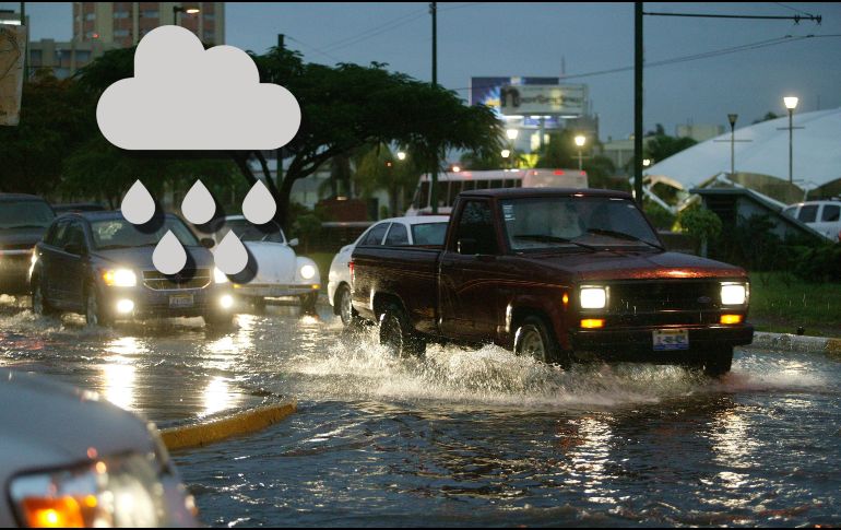 Por la noche, en Guadalajara se presentarán lluvias y tormenta eléctrica, según el pronóstico. EL INFORMADOR / ARCHIVO