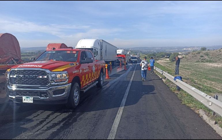 Las personas heridas ya fueron trasladadas a recibir atención médica. ESPECIAL