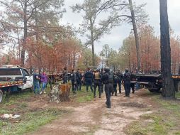 El Gobierno de Michoacán informó a través de sus redes sociales que luego de las balaceras entre miembros del crimen organizado hubo una fuerte movilización de elementos de seguridad. ESPECIAL