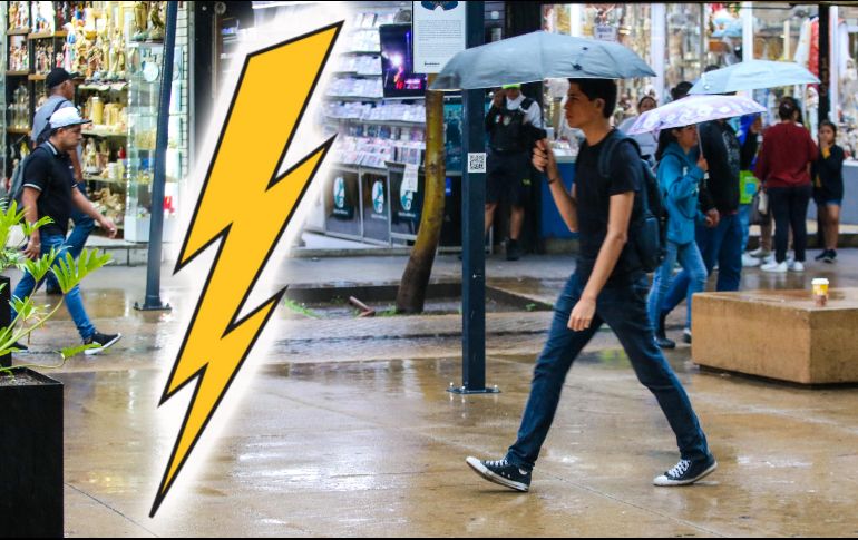 Las lluvias que se prevén vendrán con descargas eléctricas y posible caída de granizo. EL INFORMADOR / A. Navarro