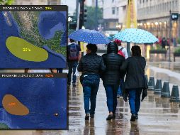 Ayer, ya se daba a conocer la formación de una zona de baja presión al sur de las costas de Oaxaca y Guerrero, pero hoy su posibilidad de aparición incrementó. EL INFORMADOR / A. Navarro