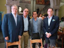 Miguel González Rul, Hugo Pulido, Héctor Madrigal y Pablo Moreno. GENTE BIEN JALISCO/ Tony MTZ @tonymtzphoto