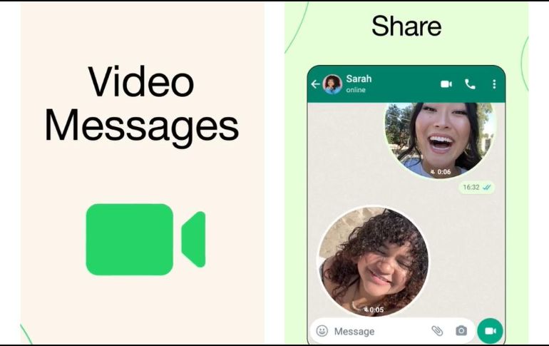 Tienen una duración aproximada de 60 segundos en un formato circular. ESPECIAL/TWITTER