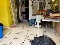 Los damnificados afirman que la autoridad sí acudió anoche a tomar datos de los daños y después se retiraron del sitio. EL INFORMADOR / H. Escamilla