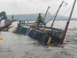 El transbordador estaba sobrecargado y naufragó. ESPECIAL