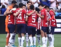 El Guadalajara se encuentra abajo en el marcador por dos goles. ESPECIAL/@chivas