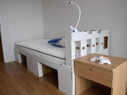 Las camas fueron implementadas en Tokio 2020 con la finalidad de evitar las relaciones sexuales entre atletas y así también promover la distancia social por la pandemia de COVID-19. AFP / ARCHIVO