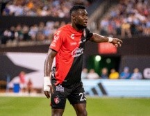 Jordy Caicedo está ante la gran oportunidad de afrontar el reto de ser el atacante titular de los Rojinegros del Atlas. ESPECIAL