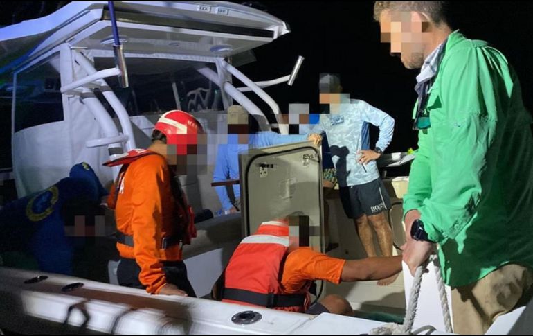 La petición de auxilio fue de parte de personal de la Secretaría de Pesca y Acuacultura Sustentable del Estado, la cual informó que se perdió contacto con una embarcación por lo que marinos acudieron en su búsqueda. ESPECIAL