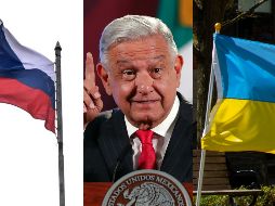 López Obrador ha mantenido una postura ambigua, al condenar de forma contundente la invasión de Rusia, pero al cuestionar las sanciones contra Moscú y el rol de EU, la UEy la ONU. ESPECIAL / EFE / I. Esquivel y AFP, EFE