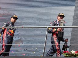 Checo Pérez logró el segundo lugar en el GP de Bélgica/ EFE