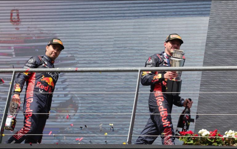 Checo Pérez logró el segundo lugar en el GP de Bélgica/ EFE