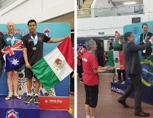 Eduardo Sánchez y Michelle Rubio consiguieron medallas. TWITTER / @PoliciaGDL