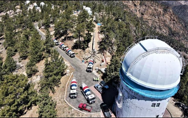 Para las mencionadas obras, deberán trasladarse materiales hasta la Sierra de San Pedro Martir en Baja California, como alrededor de 130 m3 de concreto suministrado por Cemex. ESPECIAL