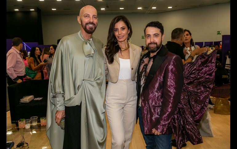 Jorge Lupercio, Verónica Delgadillo y Víctor Luna. GENTE BIEN JALISCO/ Jorge Soltero