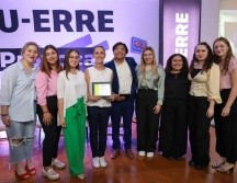 Claudia Sheinbaum se reunió con universitarios de la Universidad Regiomontana. ESPECIAL