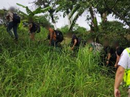 Fueron trasladadas a una sede del INM donde se les proporcionó agua y alimentos. ESPECIAL/INM