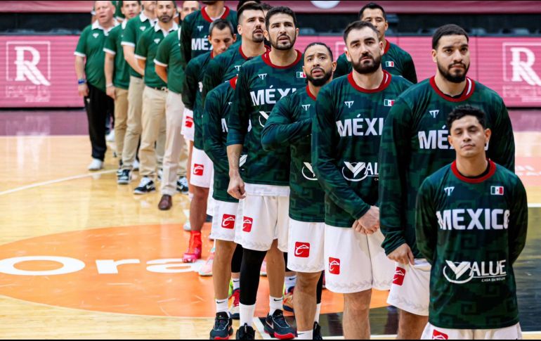 Los 12 guerreros siguen con paso perfecto en sus partidos de preparación. ESPECIAL/@mexbasquet