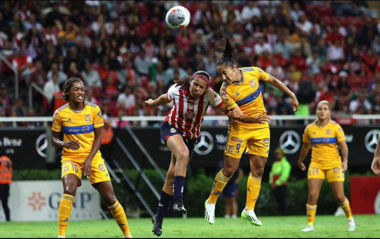A 10 minutos del final Tigres reaccionó y sacó un punto del estadio Akron. IMAGO7/J. Núñez