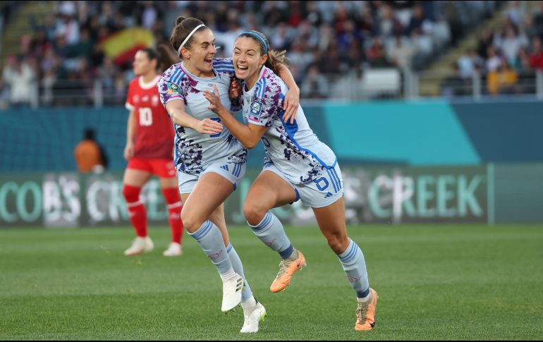 España goleó 5-1 a Suiza en los octavos de final. EFE/S. Wenzlick