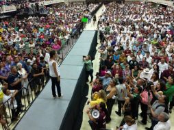 Claudia Sheinbaum reconoció que en lugares como Ciudad Obregón se tiene que fortalecer el crecimiento de la industria, siempre y cuando traiga beneficios para los trabajadores como un mejor salario y trabajo digno. CORTESÍA