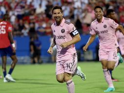 Messi hizo doblete y llegó a 7 goles con su equipo. ESPECIAL/@LeaguesCup