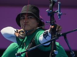 Alejandra Valencia logró colgarse la medalla de plata en Arco Recurvo individual femenil en la Copa Mundial en Alemania. AFP / ARCHIVO