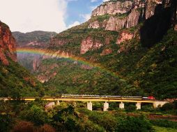 El Chepe Express recorre la Sierra Tarahumara, en el norte de México. ESPECIAL/ Gobierno de México 