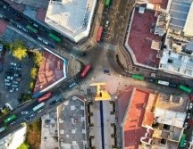 Las personas llaman la “Estrella de la Muerte” a la zona de la Plaza Luis Barragán, donde confluyen las vialidades Avenida 16 de Septiembre, Leandro Valle y Colegiales. EL INFORMADOR / ARCHIVO