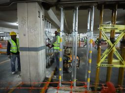 Las intervenciones se harán en dos etapas para no interferir con la operación del estacionamiento. ESPECIAL/ Gobierno de Jalisco