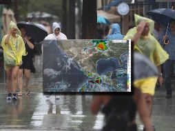 Este día, la onda tropical Núm. 20 se desplazará sobre el occidente del territorio nacional. SMN / AFP / ARCHIVO
