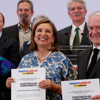 Xóchitl Gálvez lidera lista del Frente Va por México