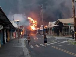 Los incendios de Hawái estaban alimentados por los fuertes vientos del huracán 