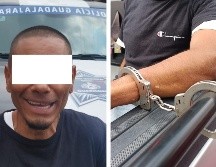 El hombre fue detenido y lo llevaron ante el Juez Cívico. ESPECIAL/ Policía de Guadalajara