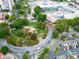 Intervienen en cinco frentes la glorieta Monraz para renovar la zona. ESPECIAL