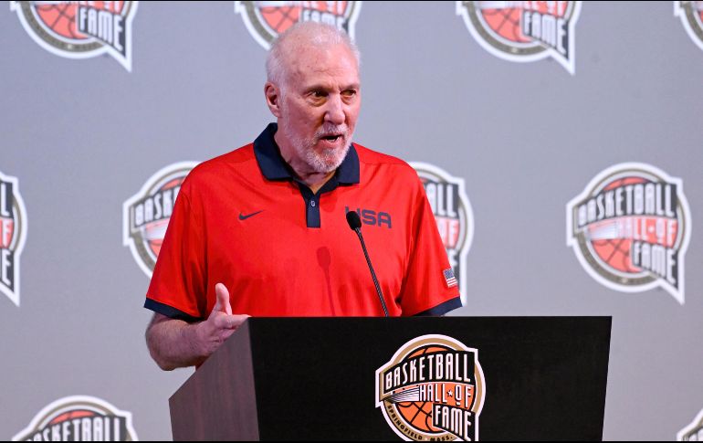 Gregg Popovich ha sido cinco veces campeón como coach en la NBA. AP/J. Hill
